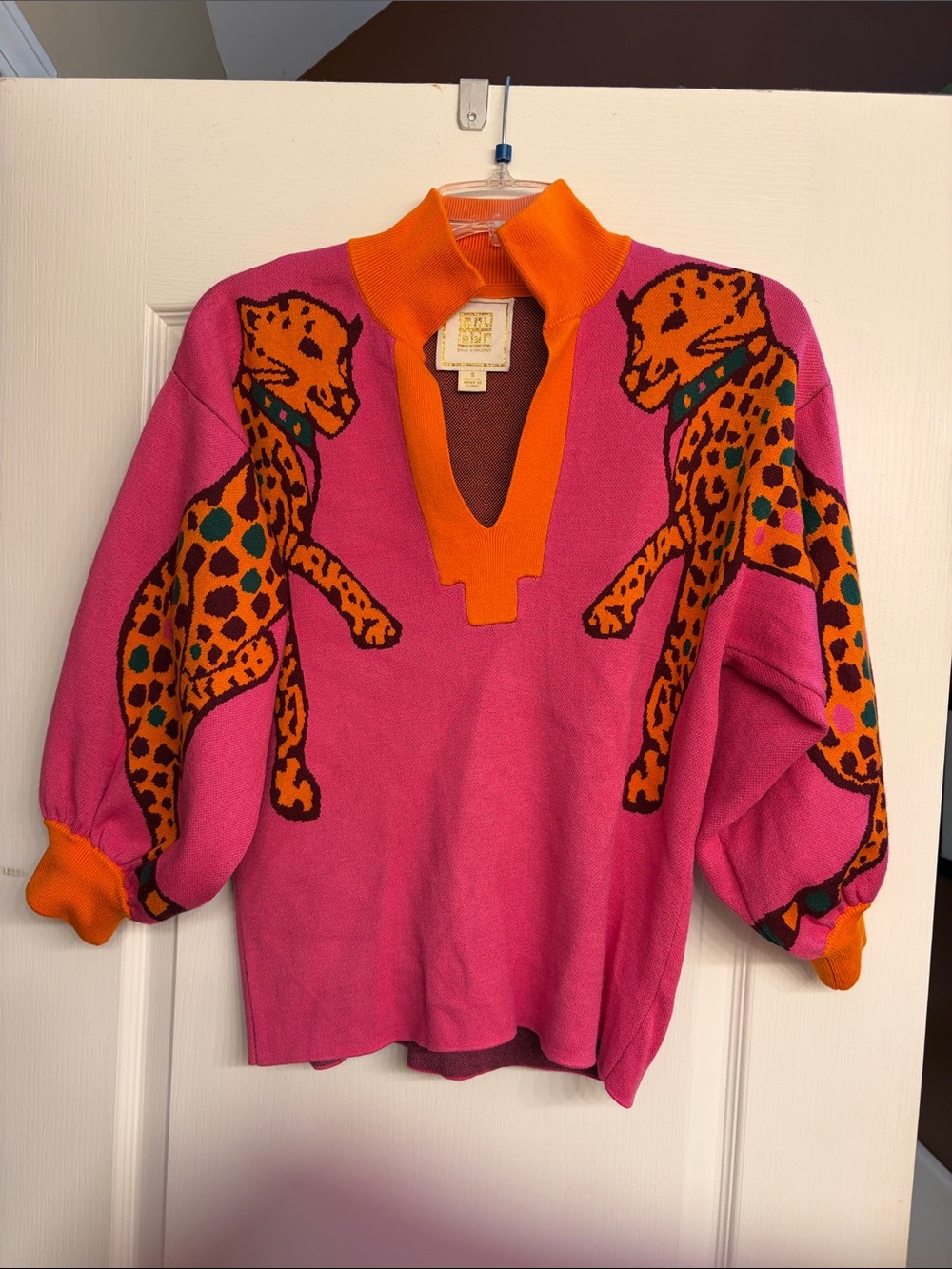 Emily McCarthy Leopard-Print Women's Sweater